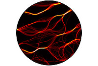 Auszug: Graphik im Fotostyle: Karte der Grenzen zwischen den magnetischen Domänen, die sich mit der Zeit hin und her bewegen. 